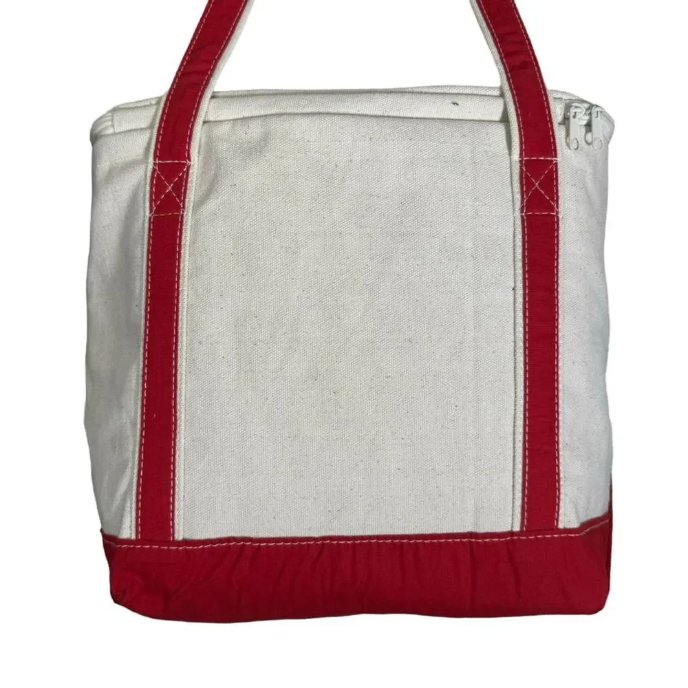 Stella Artois Canvas Tote Cooler Beverage Bag Ice Chest Red Cream‎ Unisex